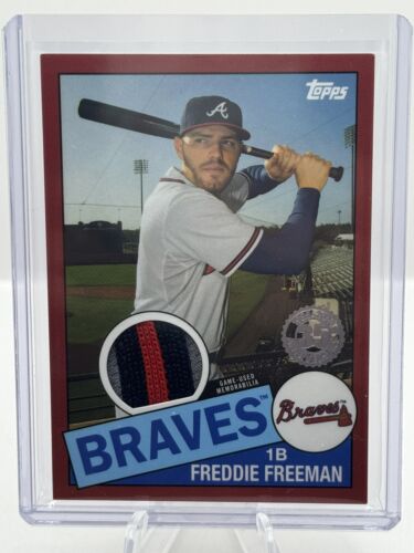 2020 Topps 85R-FF Freddie Freeman 3 Color Patch Atlanta Braves 16/25