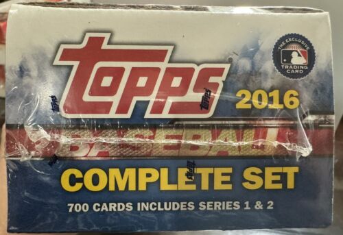 2016 Topps Baseball Complete Set - Factory Sealed