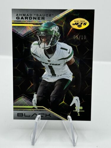 2023 Panini Black #88 Ahmad "Sauce" Gardner New York Jets 01/10