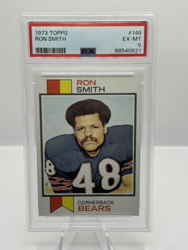 1973 Topps #148 Ron Smith Chicago Bears PSA 6