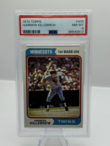 1974 Topps #400 Harmon Killebrew Minnesota Twins PSA 8