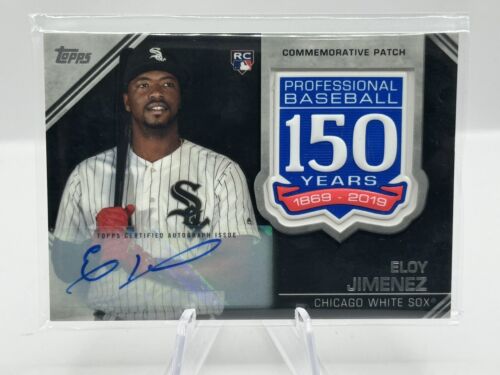 2019 Topps Commemorative RC Eloy Jimenez Auto Chicago White Sox 07/10