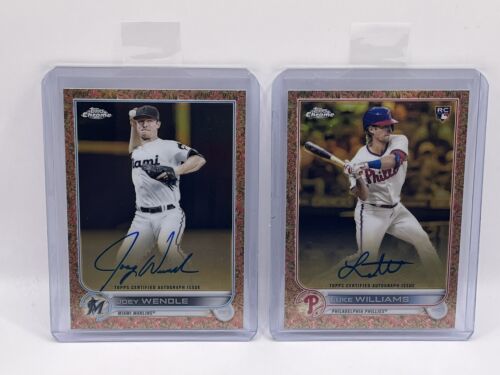 2022 Topps Chrome Gilded Gold Etch Auto PICK YOUR PLAYER -#'d /25 /50 /99 /199
