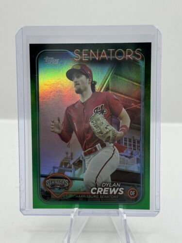 2024 Topps Pro Debut Green Variation #128 Dylan Crews Harrisburg Senators