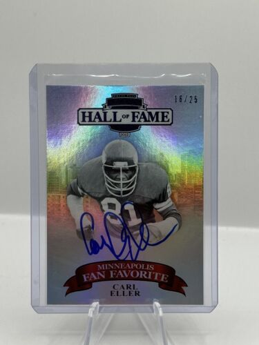 2012 Press Pass Legends Hall of Fame Carl Eller Auto 16/25