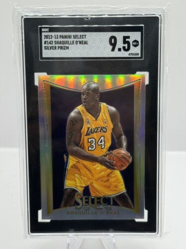 2012-13 Panini Select Silver Prizm #142 Shaquille O'Neal LA Lakers SGC 9.5