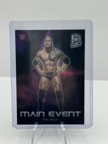 2023 Panini Chronicles Spectra WWE Main Event Prizm #2 The Rock