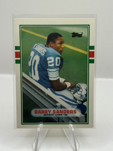 1989 Topps Traded #83T Barry Sanders Detroit Lions -Card random due to quantity