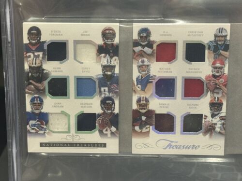 2017 National Treasures Chest Watson/McCaffrey/Mahomes/Cook etc. 23/49 BGS 8.5