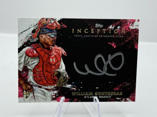 2021 Topps Inception Silver Signings William Contreras Auto Atlanta Braves 6/100