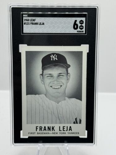 1960 Leaf #121 Frank Leja New York Yankees SGC 6