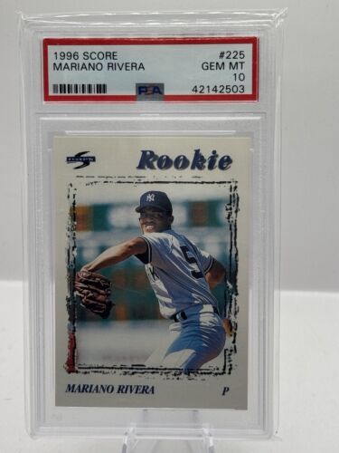 1996 Score Rookie #225 Mariano Rivera New York Yankees PSA 10