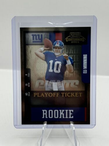 2004 Playoff Contenders Rookie Playoff Ticket #131 Eli Manning NY Giants 23/50