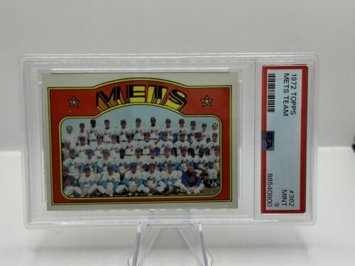 1972 Topps #362 New York Mets Team PSA 9