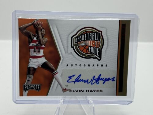 2019-20 Playoff Basketball Hall of Fame Class of 1990 Elvin Hayes Auto Bullets