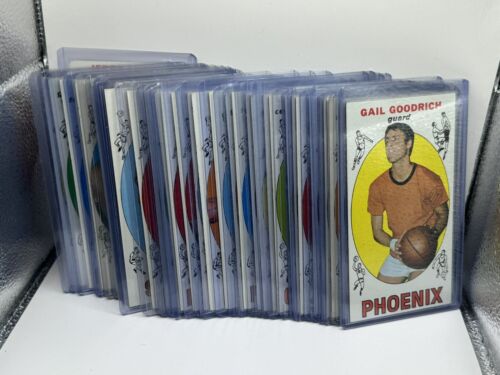 1969-70 Topps Basketball Complete Set 1-99, Lew Alcindor PSA 5, 8 PSA Rulers