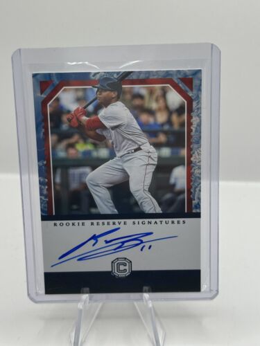 2018 Panini Cornerstones Rookie Reserve Rafael Devers Auto Boston Red Sox 02/49