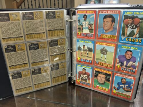 1971 Topps Football Complete Set (9 Graded incl SGC 6 Bradshaw, Simpson, Cklist)