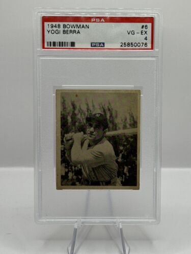 1948 Bowman #6 Yogi Berra New York Yankees PSA 4