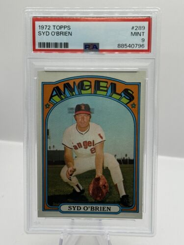 1972 Topps #289 Syd O'Brien California Angels PSA 9