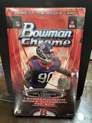 2014 Bowman Chrome Football Hobby Box - Factory Sealed