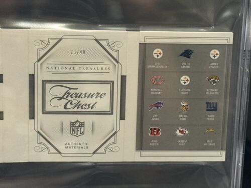 2017 National Treasures Chest Watson/McCaffrey/Mahomes/Cook etc. 23/49 BGS 8.5