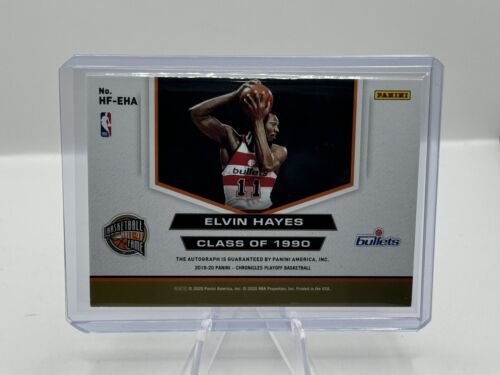 2019-20 Playoff Basketball Hall of Fame Class of 1990 Elvin Hayes Auto Bullets