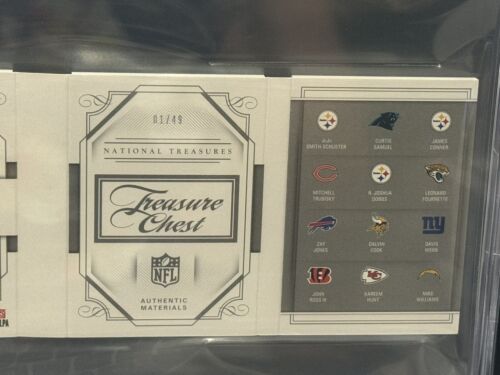 2017 National Treasures Chest Watson/McCaffrey/Mahomes/Cook etc. 01/49 BGS 8.5