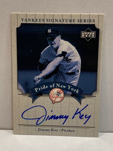 2003 Upper Deck Pride of New York Yankees Signature Series Jimmy Key Auto