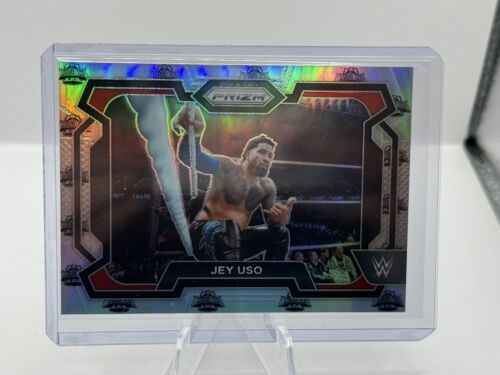 2024 Panini Prizm WWE RAW #32 Jey Uso WrestleMania Prizm 35/40