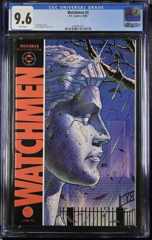 1986 DC Comics #2 Watchmen CGC 9.6