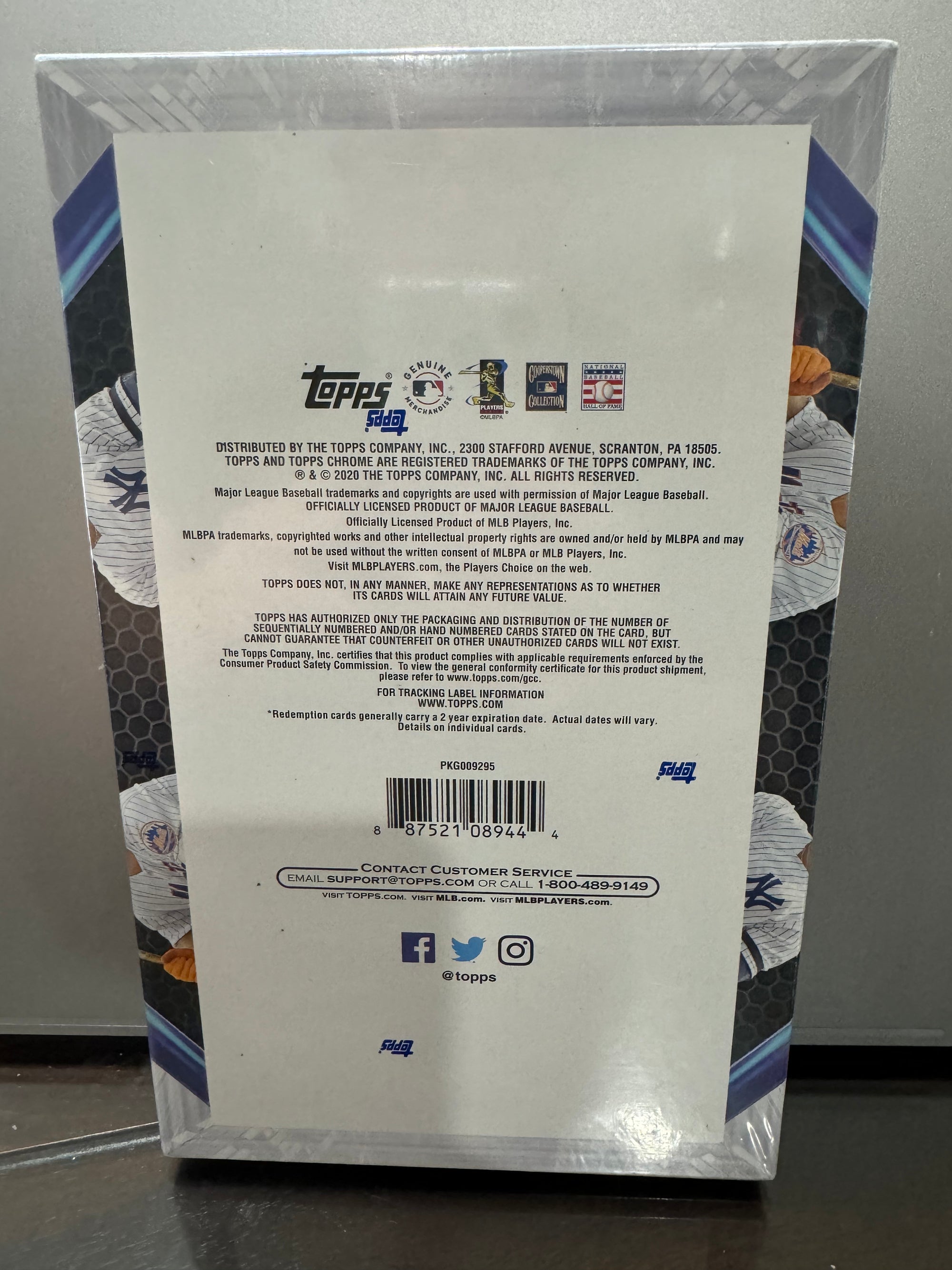 2020 Topps Chrome Baseball Hobby Box - Factory Sealed