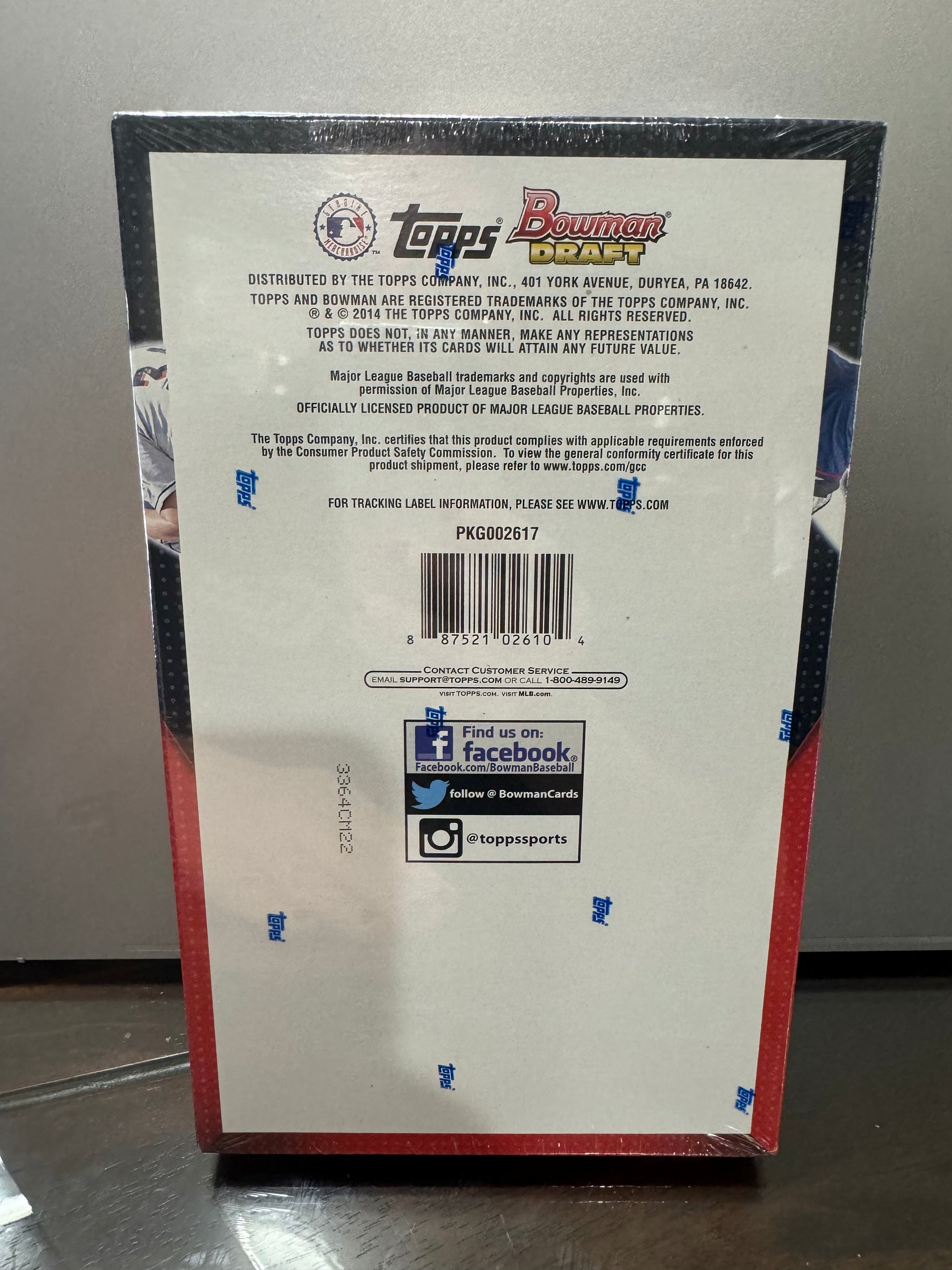 2014 Bowman Draft Baseball Hobby Edition Box - Factory Sealed