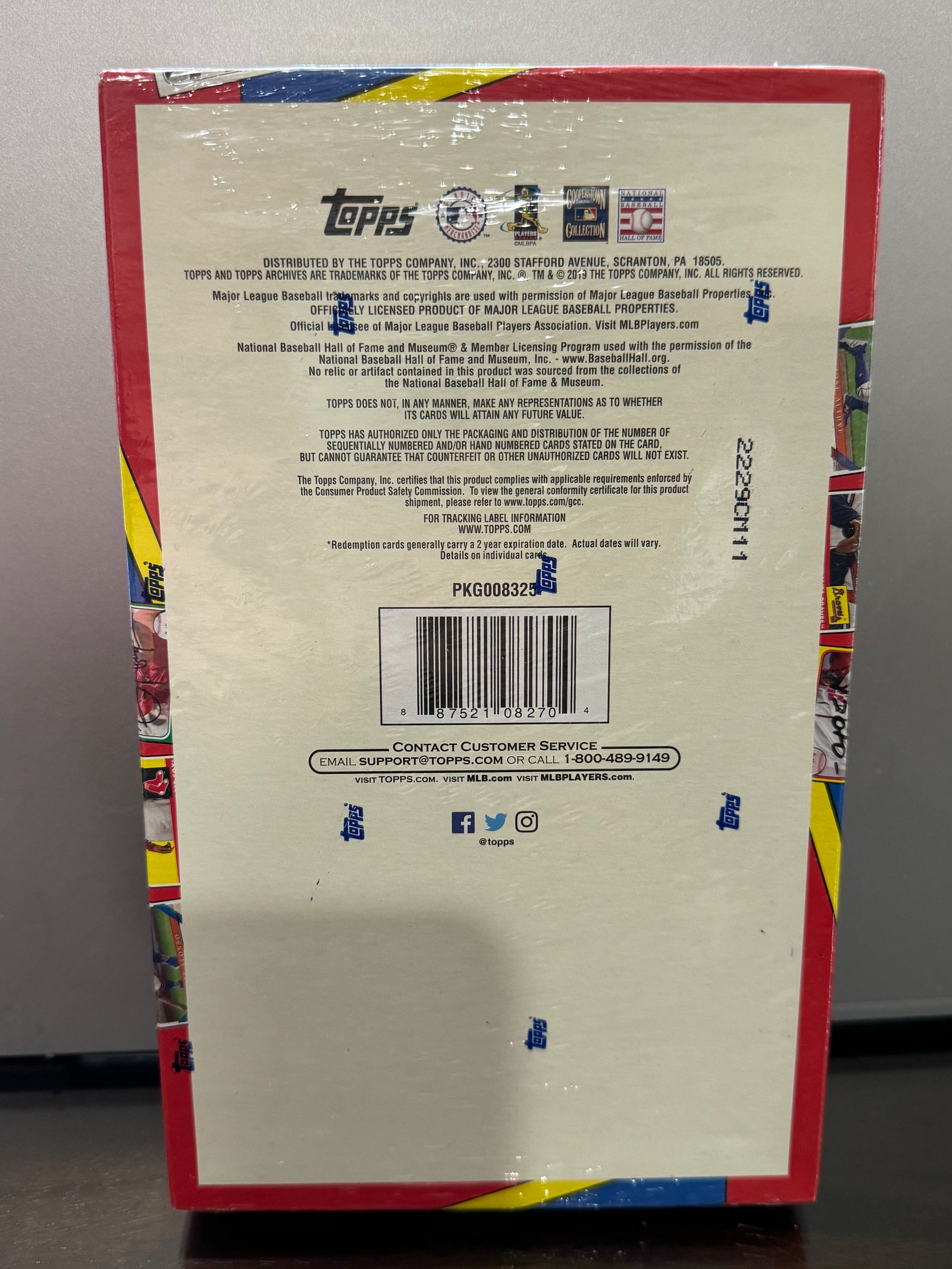 2019 Topps Archives Baseball Hobby Box - Factory Sealed