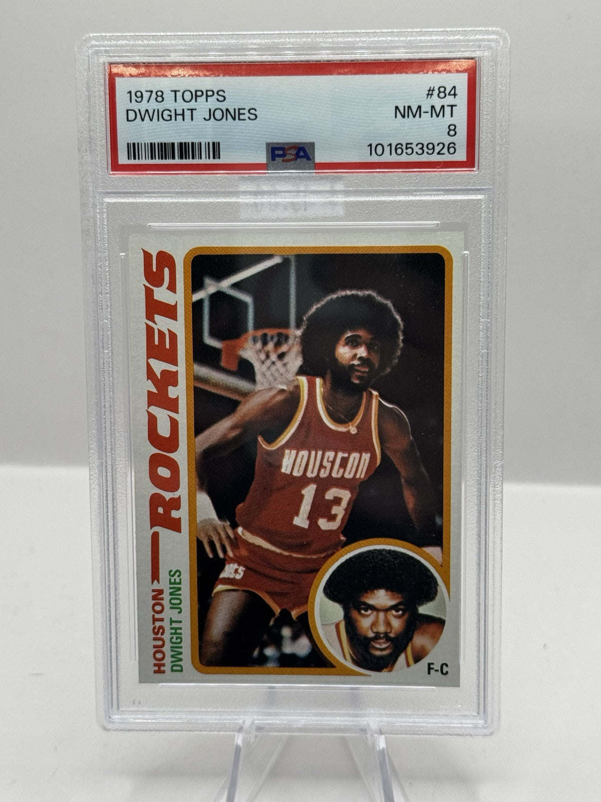 1978-79 Topps #84 Dwight Jones Houston Rockets PSA 8