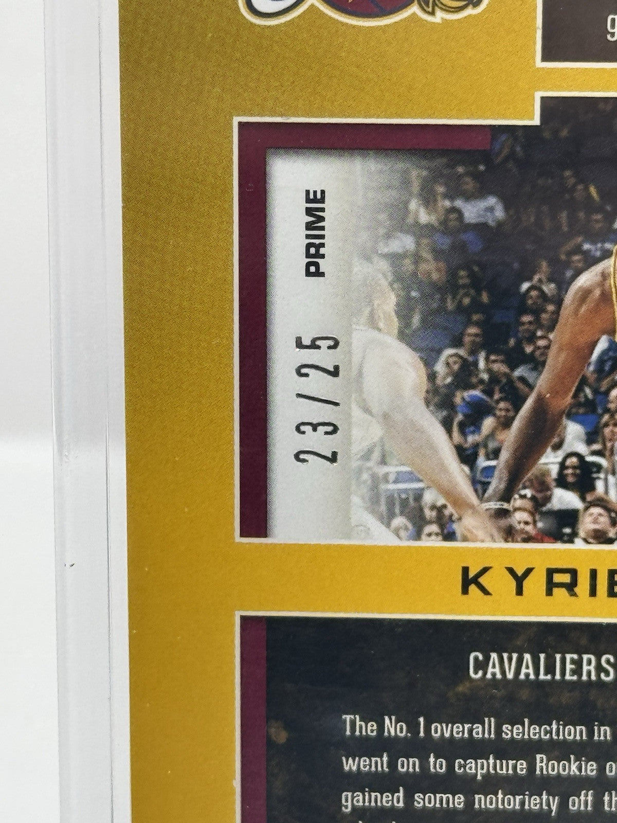 Kyrie Irving True Colors Prime Patch 23/25 2012-13 Panini Prestige Cavaliers